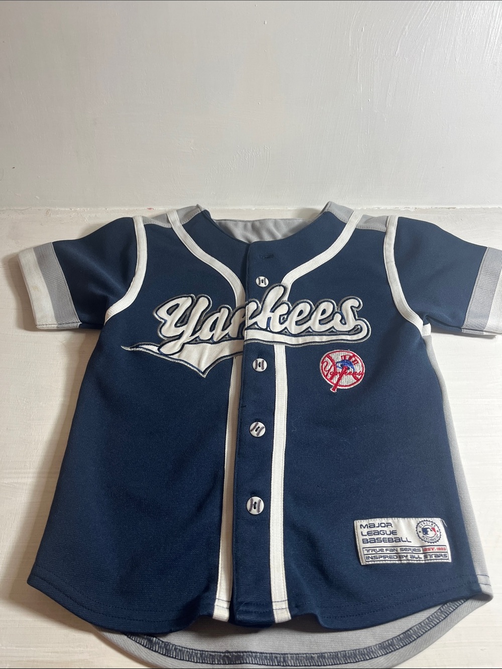 New York Yankees Jerseys TRUE FAN Toddler Sz 4T
